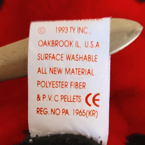 Ty Beanie Baby Lucky Ladybug BUDDY style 4040 Color Red/Black Size 6"X6" NWT - Picture 8 of 9